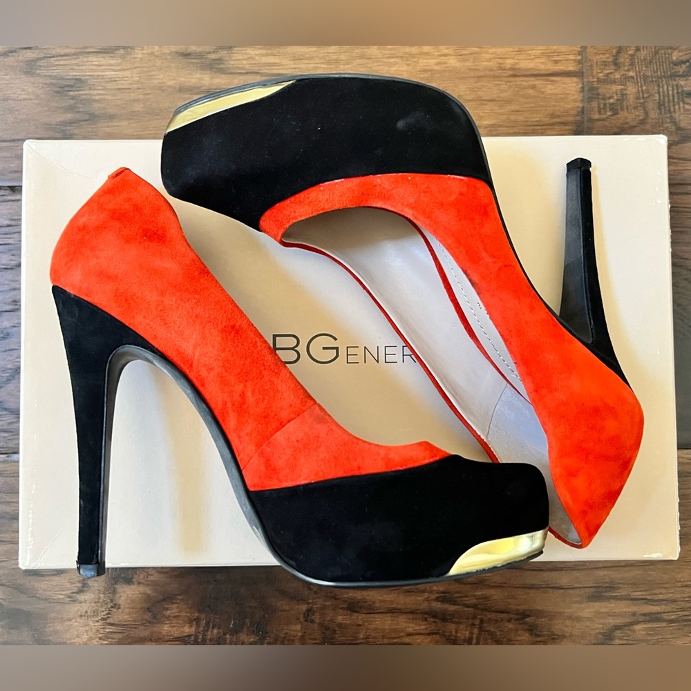 BCBGeneration PANDEE Platform Heels - Sz 7M - Picture 6 of 10